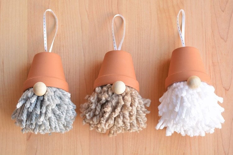 DIY gnome ornament