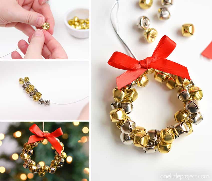 How to make DIY jingle bell ornaments