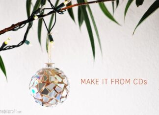 Creative DIY Ornaments Using Old CDs – Easy Christmas Craft Idea DIY Christmas Ornaments with CDs