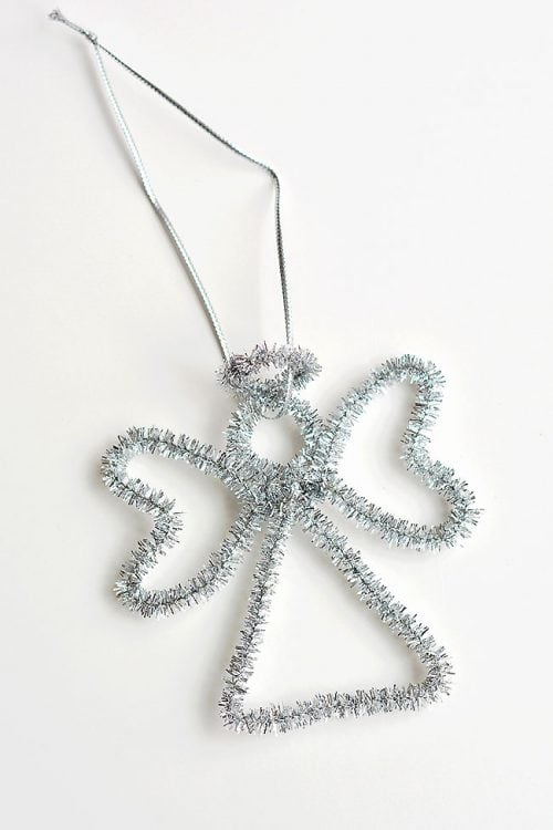 Christmas Ornament DIY - Pipe Cleaner Angel Ornaments