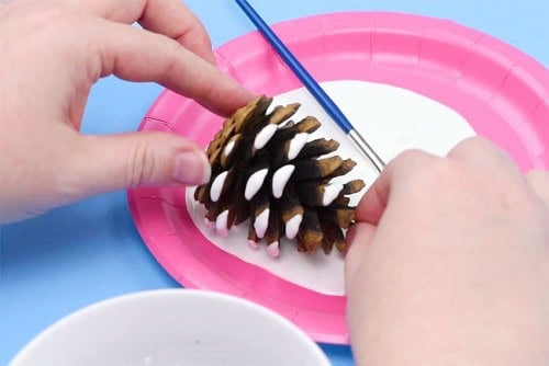 Frosted Pinecones