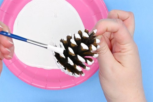 Frosted Pinecones