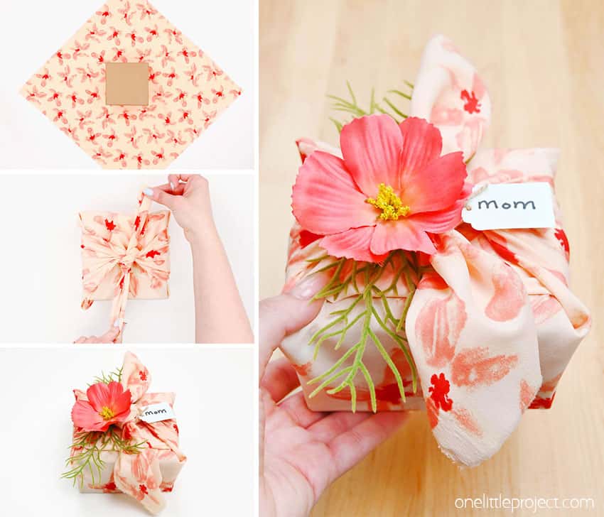 Furoshiki fabric wrapping