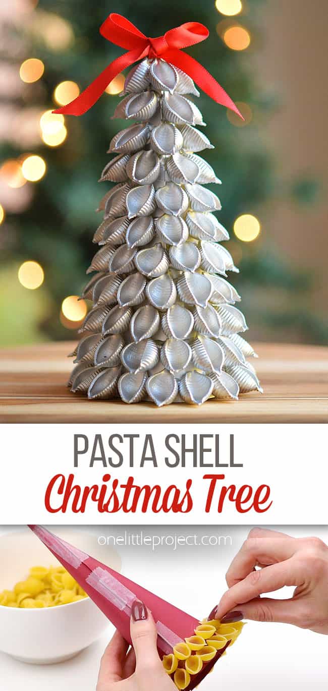 Pasta Shell Christmas Tree Pasta shell Christmas tree