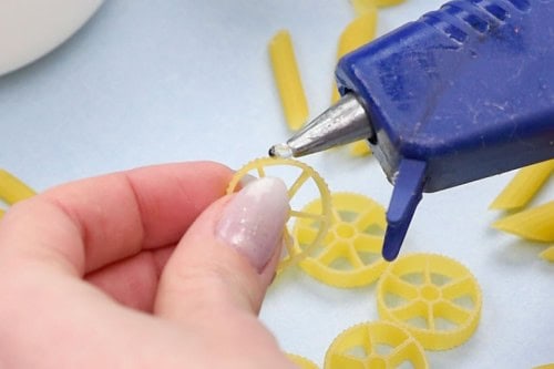 Pasta Snowflakes