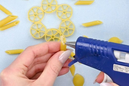 Pasta Snowflakes