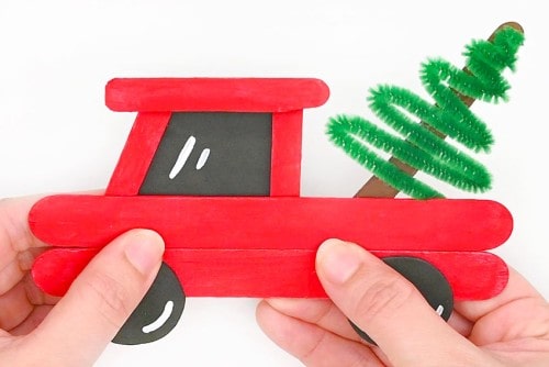 Popsicle Stick Truck