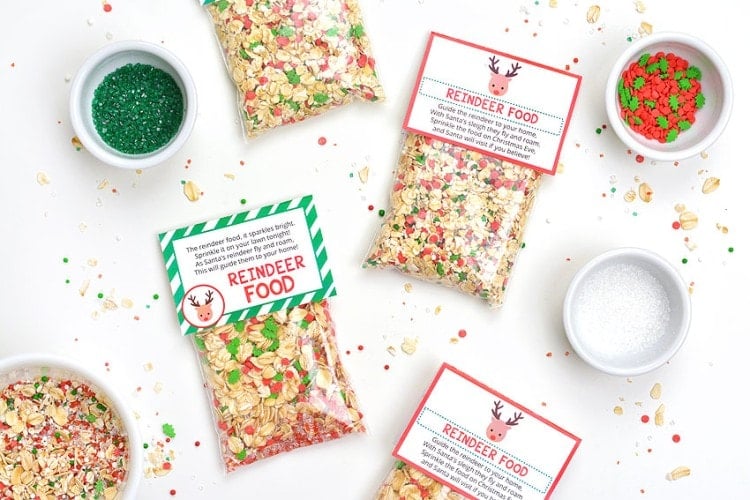 Reindeer food printable