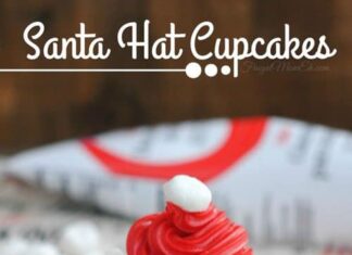 How to Make Easy Reindeer Cupcakes – Adorable Christmas Treats for the Holidays 30+ Easy Christmas Cupcake Ideas - Santa Hat Cupcakes