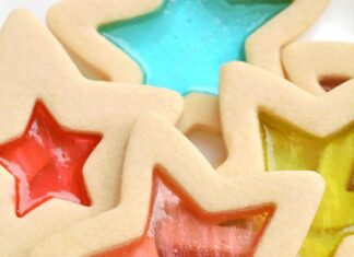 Stained Glass Cookies Colorful stained glass cookies