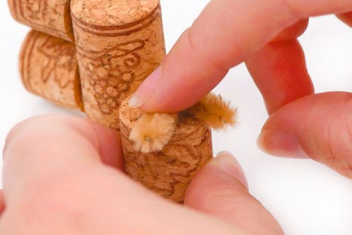 Wine Cork Reindeer