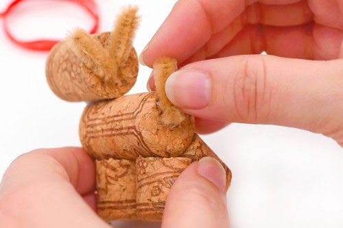 Wine Cork Reindeer