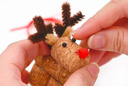 Wine Cork Reindeer