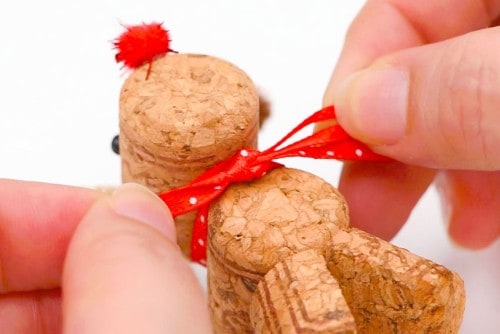 Wine Cork Reindeer