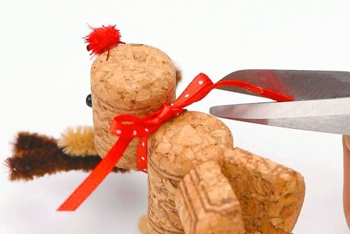 Wine Cork Reindeer