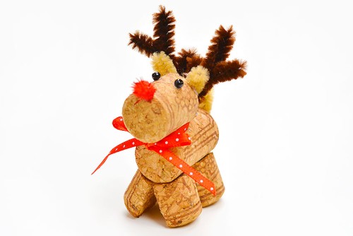 Wine Cork Reindeer