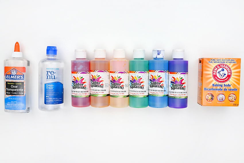 Rainbow Slime Supplies