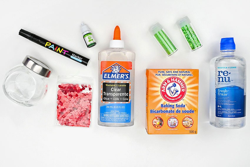 Grinch Slime Supplies