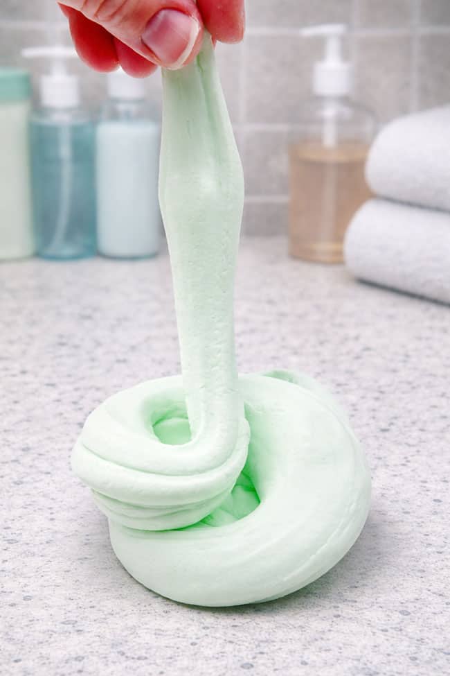 How to Make Slime with Shampoo Swirling shampoo slime