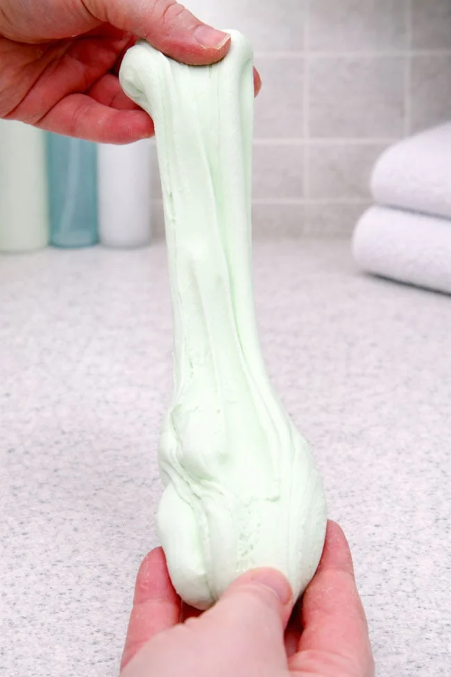 Slime with Cornstarch and Shampoo Soft and squishy slime made with cornstarch and shampoo
