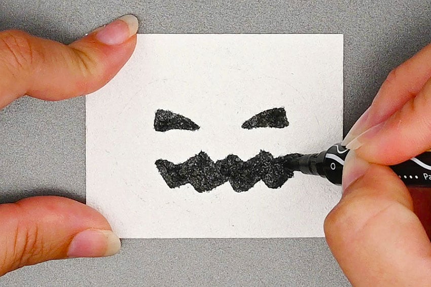 halloween-3d-sponge-canvas-art-2 Halloween 3D Sponge Canvas Art