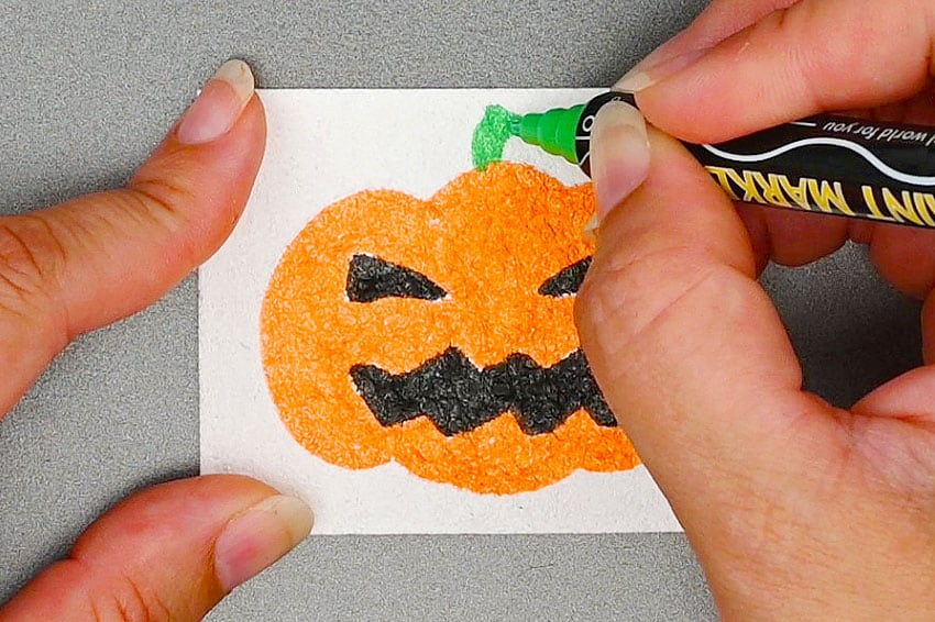 halloween-3d-sponge-canvas-art-3 Halloween 3D Sponge Canvas Art