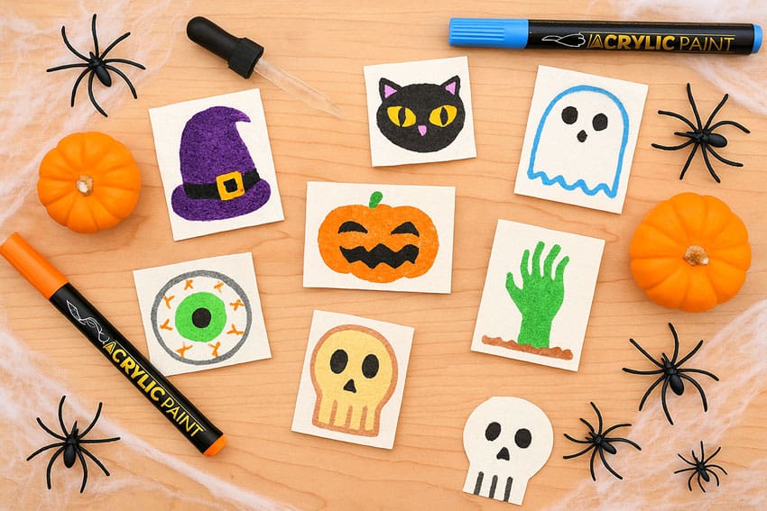 halloween-3d-sponge-canvas-art-8 Halloween 3D Sponge Canvas Art