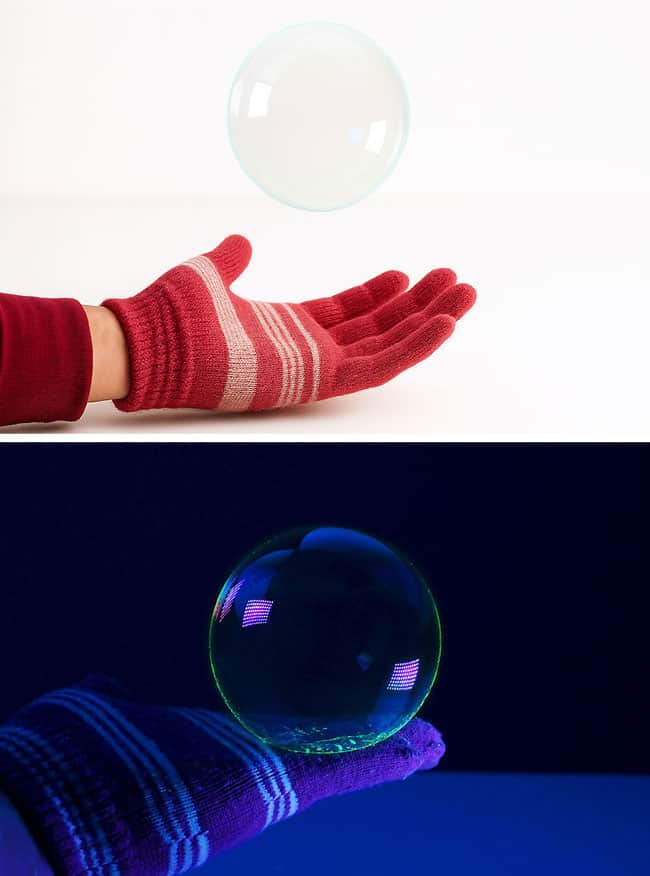 How to Make Glow in the Dark Bubbles Glow bubbles in the light and dark