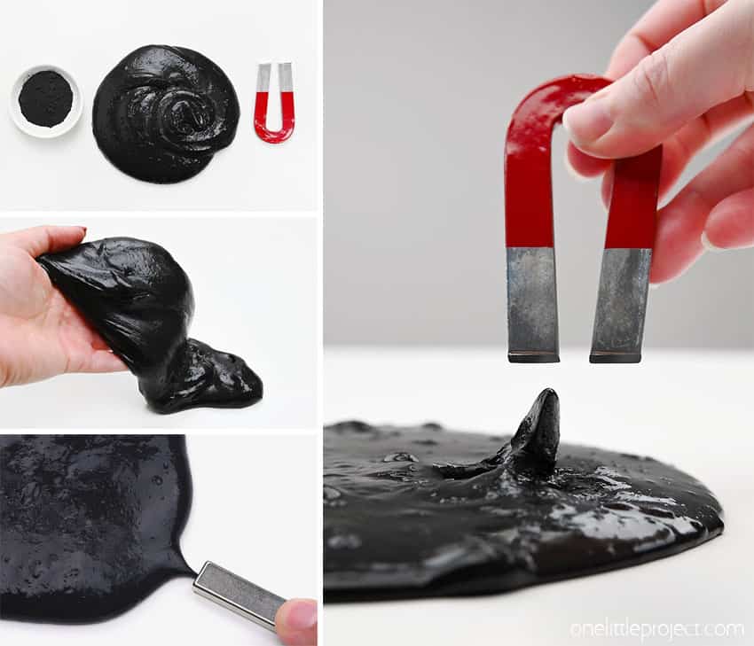 DIY magnetic slime recipe