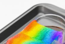 Grow a Rainbow Experiment | Growing a Rainbow STEM Activity Fully grown paper towel rainbow