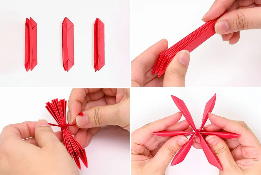 a paper rose crochet yarn craft instruction image 14