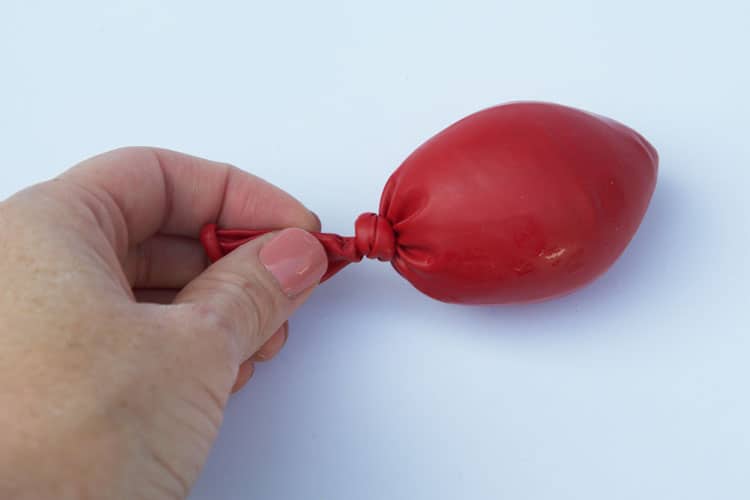 apple stress balls kids craft instruction image 3