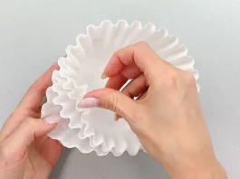 Easy Coffee Filter Flowers Tutorial for Kids coffee filter flowers paper craft instruction image 1