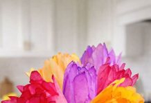 Easy Coffee Filter Tulips Tutorial for Kids coffee filter tulips paper craft step 1 - How to Make Coffee Filter Tulips