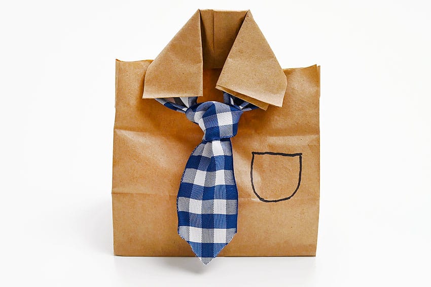 father’s day gift bags paper craft instruction image 13