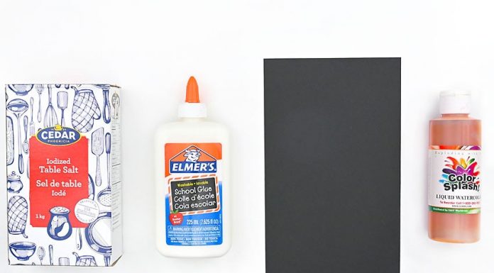 Easy Fireworks Salt Painting Tutorial for Kids fireworks salt painting painting craft instruction image 1