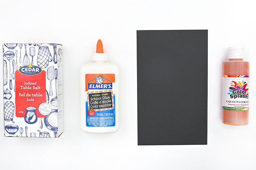 fireworks salt painting painting craft instruction image 1