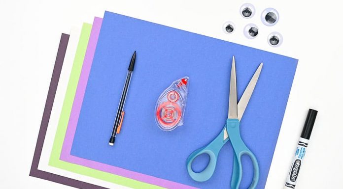 Easy Folded Paper Monsters Tutorial for Kids folded paper monsters paper craft instruction image 1