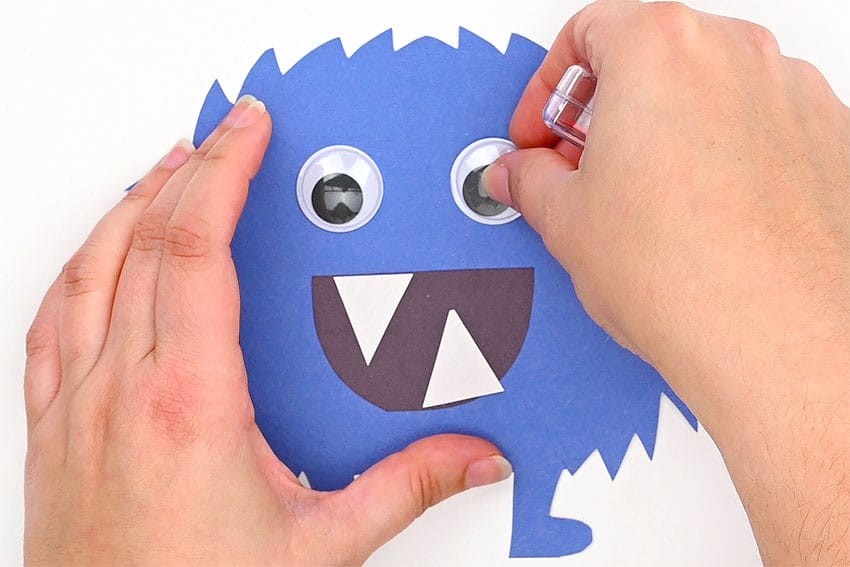 folded paper monsters paper craft instruction image 12