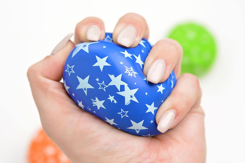 moon sand stress ball kids craft instruction image 13