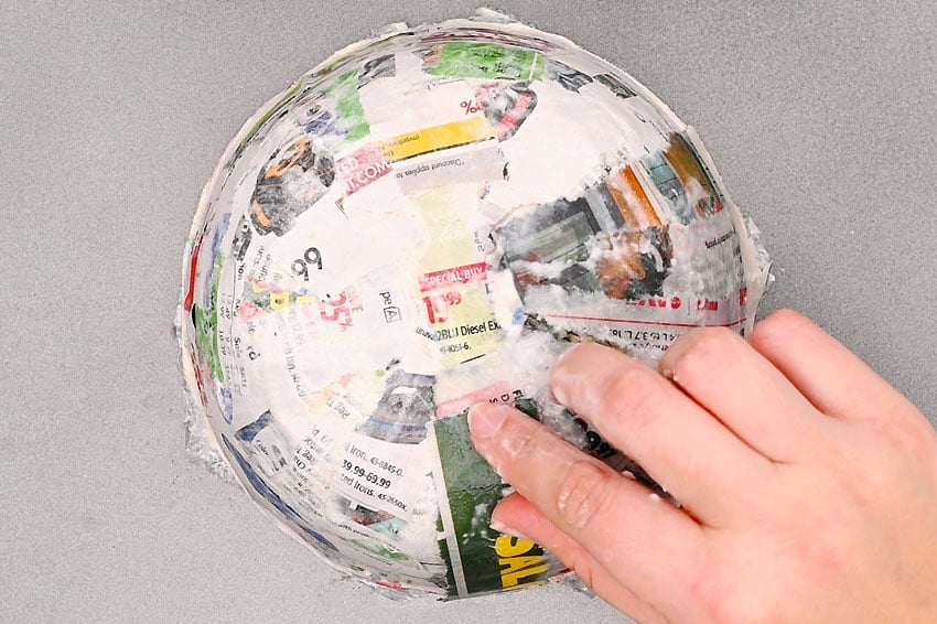 paper mache paper craft instruction image 11