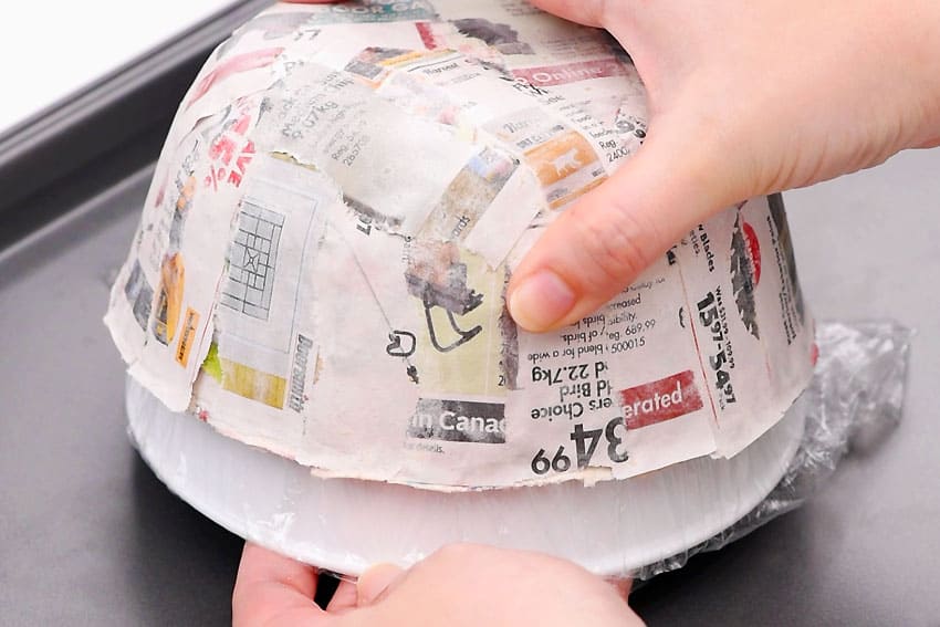 paper mache paper craft instruction image 12