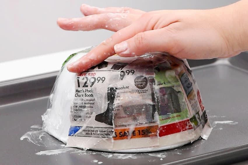 paper mache paper craft instruction image 8