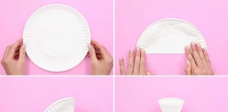 Easy Paper Plate Flowers Tutorial for Kids paper plate flowers paper craft instruction image 1