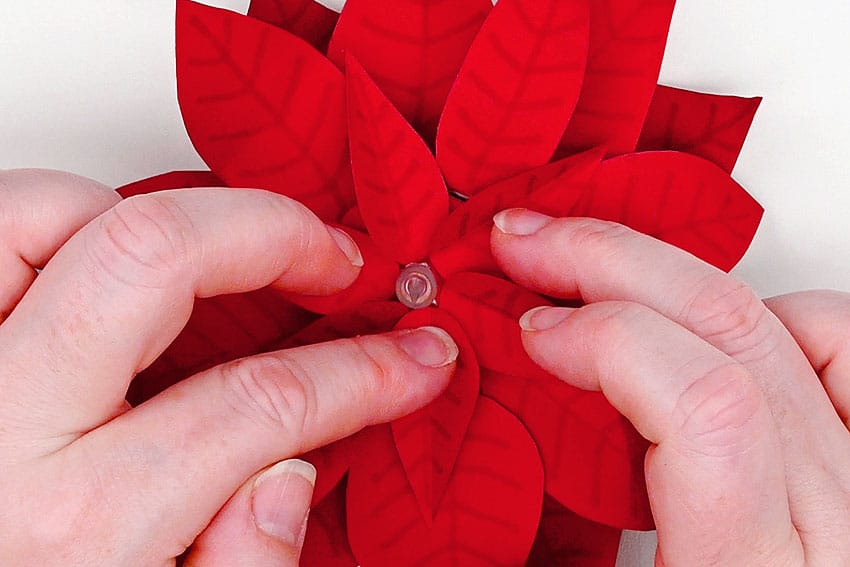 paper poinsettia tea light paper craft instruction image 24
