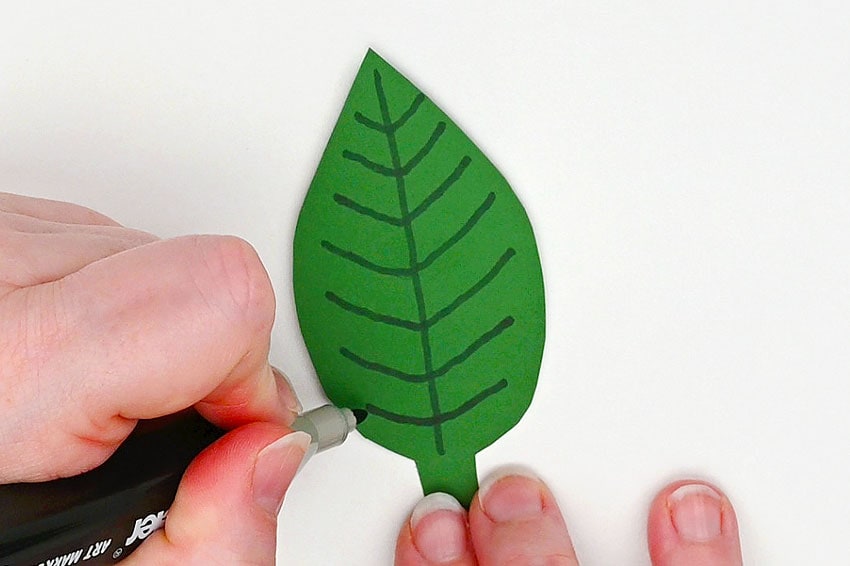 paper poinsettia tea light paper craft instruction image 6