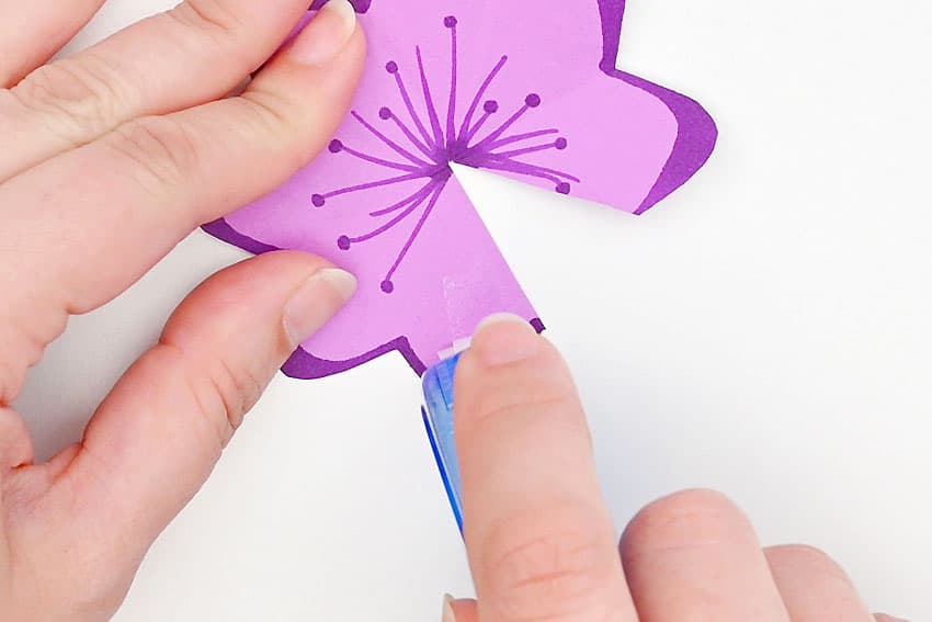 pop-up flower cards paper craft instruction image 11