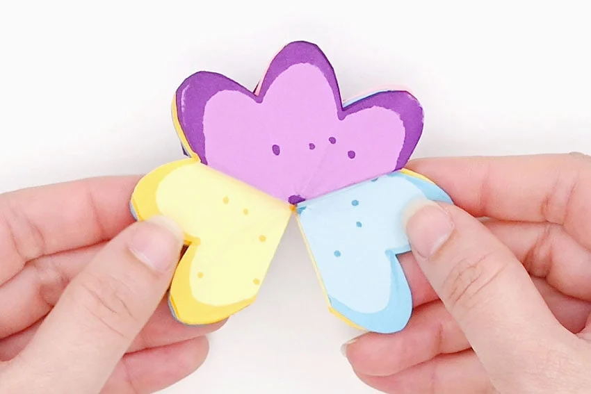 pop-up flower cards paper craft instruction image 20