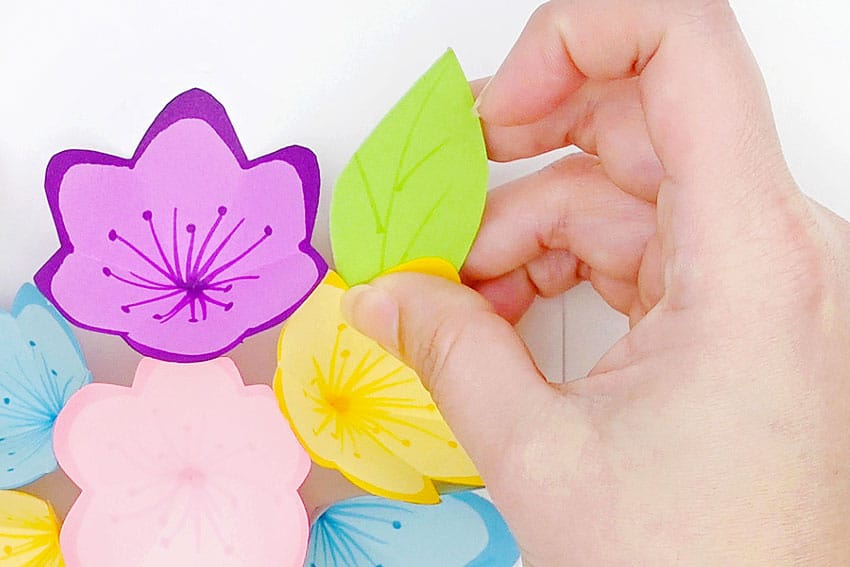 pop-up flower cards paper craft instruction image 28