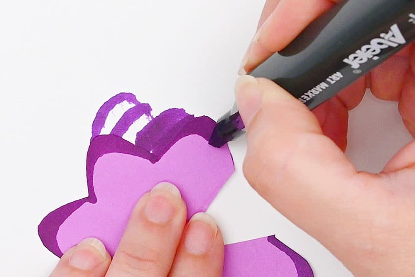 pop-up flower cards paper craft instruction image 9